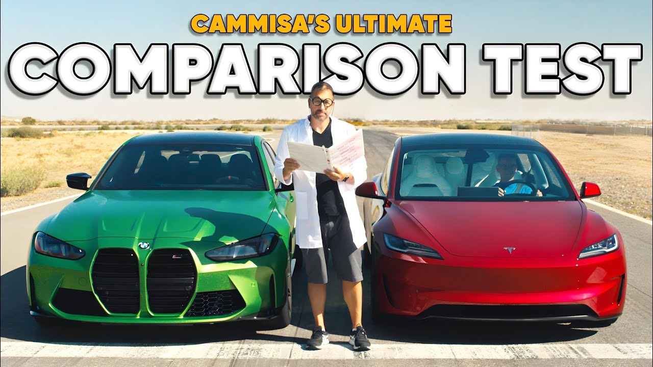 Tesla Model 3 Performance vs BMW M3 Competition — Track Battle — Cammisa's Ultimate Comparison Test