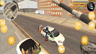 Black Spider Venom Stickman Rope Hero Vice Town Game screenshot 2