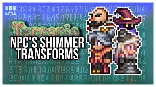 All NPCs Shimmered Forms - TERRARIA 1.4.4