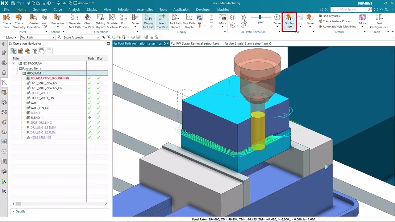 Mastering Tool Path Animation & IPW Settings
