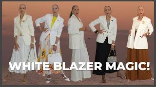 Instant Elegance: Master The White Blazer Look