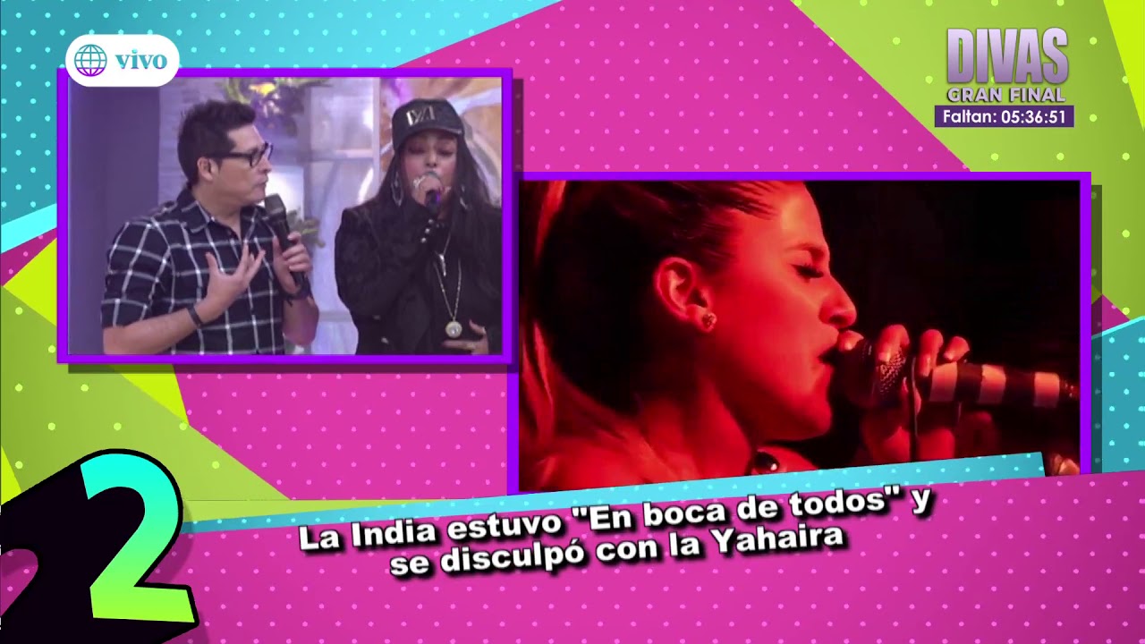 america tv noticias de hoy La India confesó que no quiso ofender a Yahaira Plasencia al decirle 