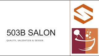 Salon: 503B Quality, Validation & Design