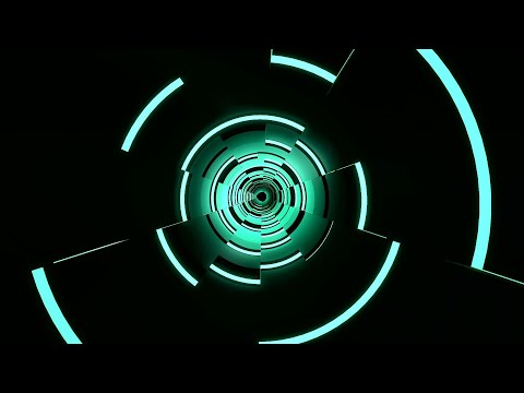 4K Sci-Fi Neon Tunnel VJ Motion Background || Neon Light Tunnel Free VJ Loops || 4K VJ Loops