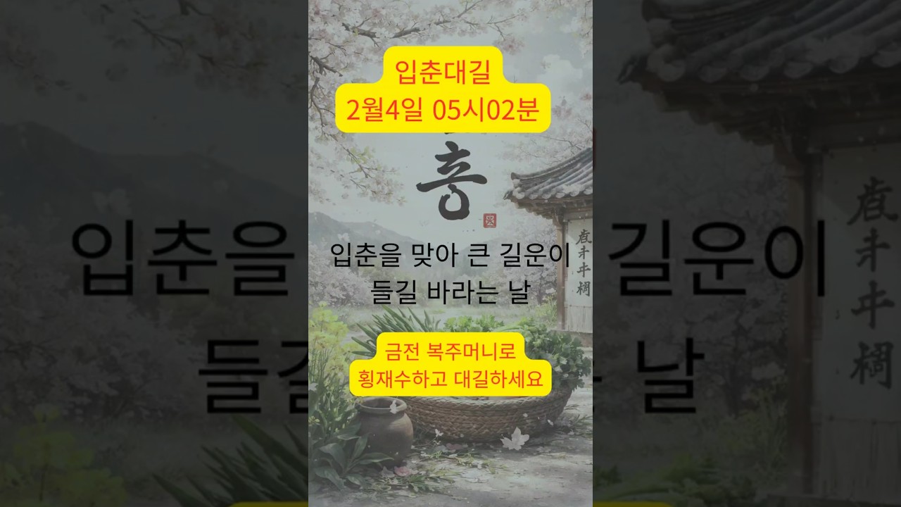 #입춘#금기사항#재물#대길#금전#건강#재회#용궁꽃선녀#사주#운세#운명#인연#궁합#팔자#사업#금전#궁합#이사#신점#관악구#봉천동#방울이#이사