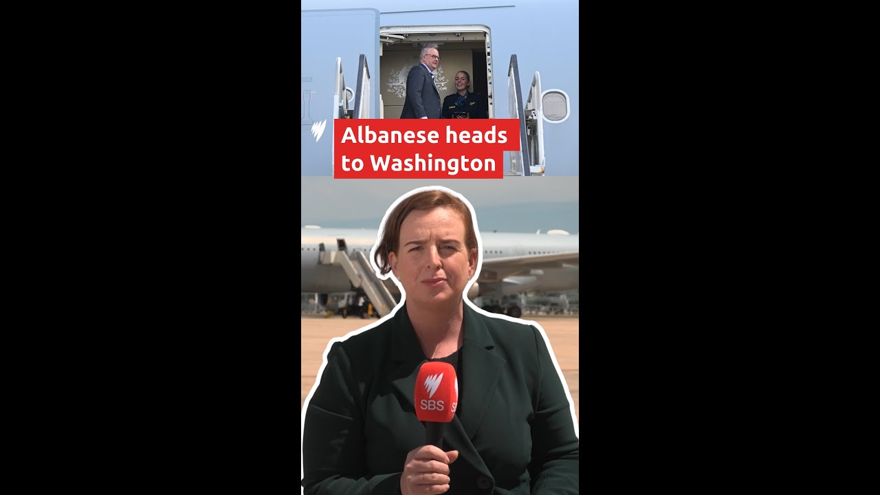 Anthony Albanese departs for Washington for long-awaiting meeting with Donald Trump