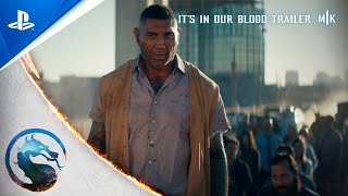 Mortal Kombat 1 - It’s In Our Blood Trailer ft. Dave Bautista | PS5 Games