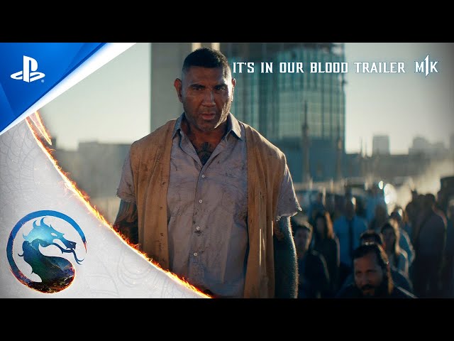 Mortal Kombat 1 - It’s In Our Blood Trailer ft. Dave Bautista | PS5 Games