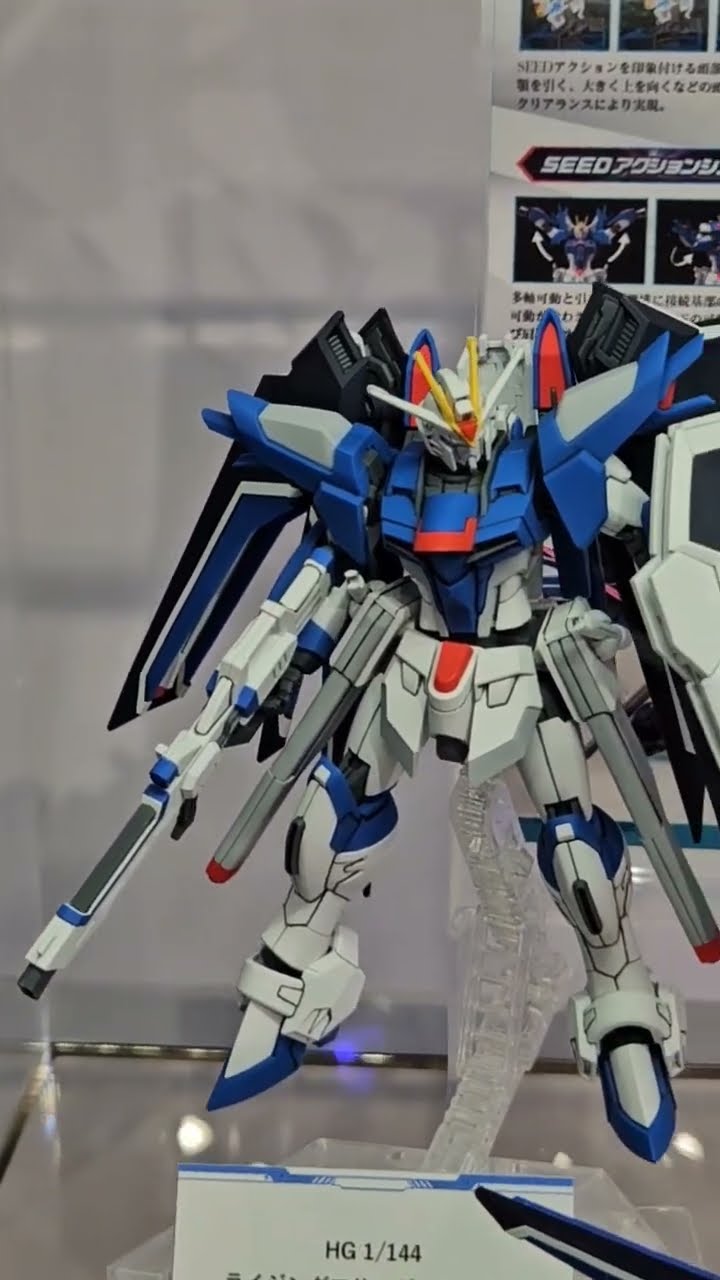 HG Gundam Seed Freedom kits on display at Gundam Base Tokyo - YouTube