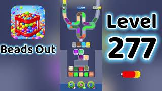 Beads Out Level 277  Walkthrough 🧩✨ | Tricky Bead Puzzle Solution | Go Answer