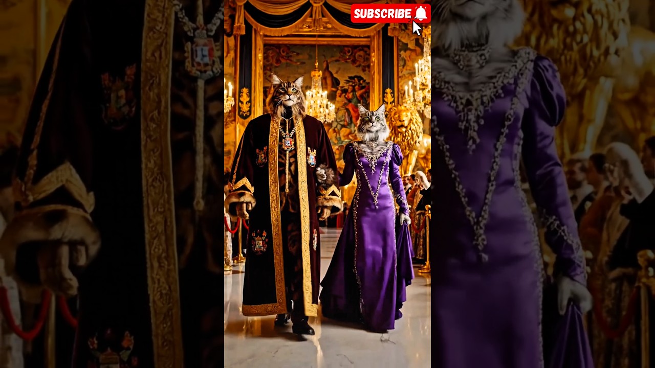 Royal Cat Couple 👑 | Liberation of the Kingdom | Hyperrealistic Fantasy Cats in Royal Fashion"