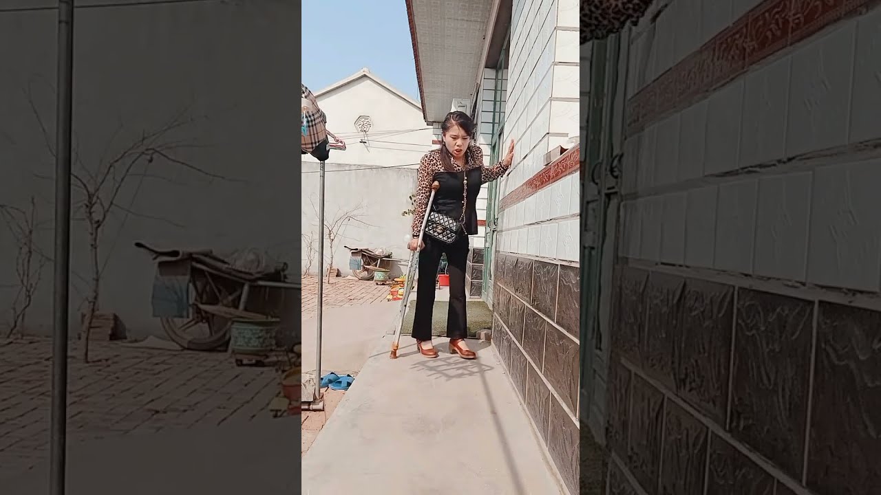 polio girl crutches pt 2