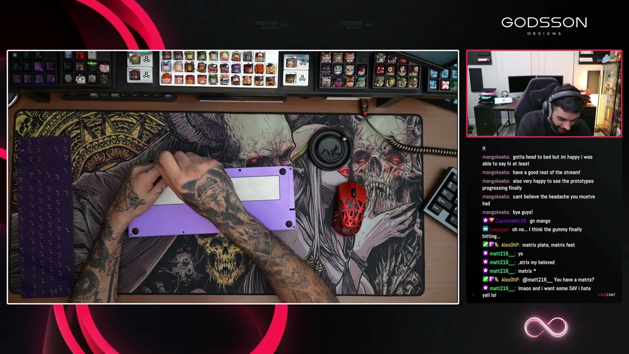 GODSSON - Daji Ocho Cuatro Mechanical Keyboard Build | !build !discord