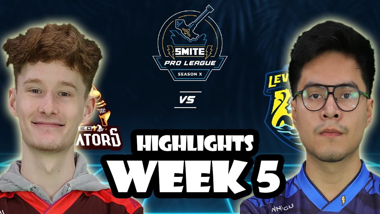 SMITE Pro League highlights : Phase 1 Week 5 GILDED GLADIATORS VS Atlantis Leviathans
