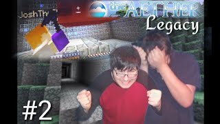 Minecraft: Aether Legacy Miniseries (Part 2) | TAKING DOWN A BRONZE DUNGEON! (w/Josh)