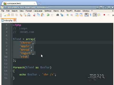 03 PHP - Loops - For While Foreach.flv