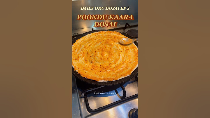 Daily Oru Dosai EP3: Poondu Kaara Dosai #shortvideo #food #shorts #foodie #recipe  #indianfood