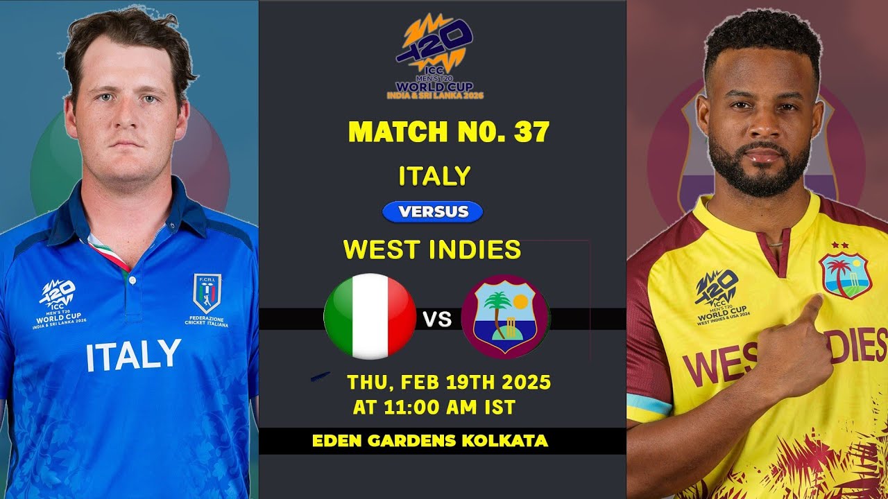 WI vs ITA Dream11 Prediction 2026 | West Indies vs Italy Today Match | Playing 11 & Fantasy Tips