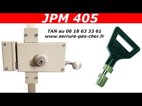 TUTO Comment changer une serrure JPM 405 ?