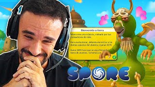 ILLOJUAN CREA LA ESPECIE PAYOS 🦠 - Spore | Mejores Momentos #1