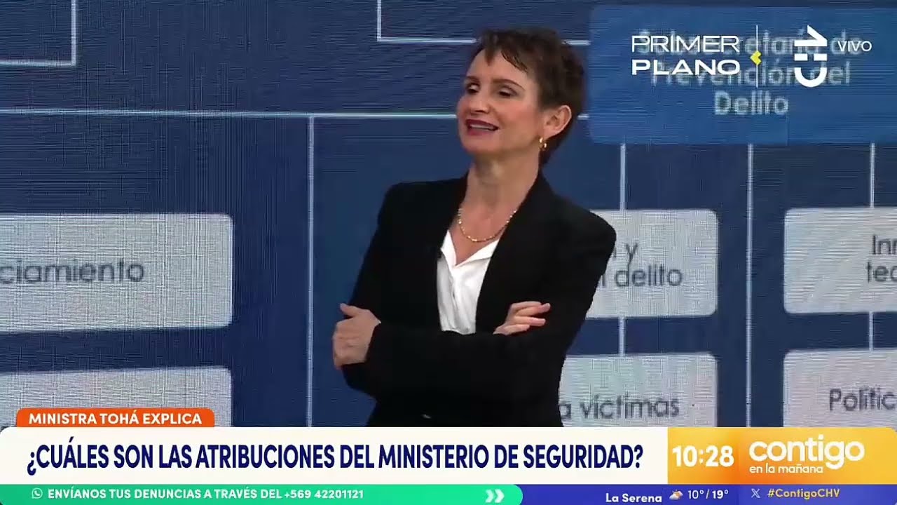 ¿Cómo será la estructura del nuevo Ministerio de Seguridad Pública? Ministra Tohá la explica en CHV