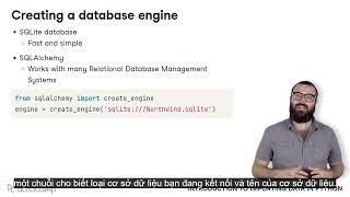 Creating a database engine in Python