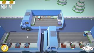 Overcooked Level 3-3 for 3 stars; two players