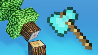 Minecraft Realistic Physics Tree 3D Animation