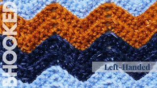 Left-Handed How to Crochet the Chevron Stitch