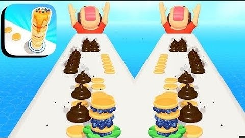Pancake run android gameplay all levels (4-7) - Android ios gameplay