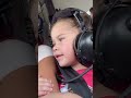 Daughter is so scared of helicopter and holds on tight #shorts