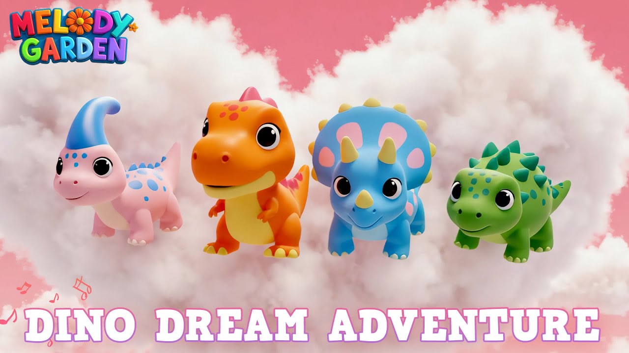 Dino Dream Adventure - Nursery Rhymes & Kids Songs - Melody Garden