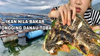EATING FISH AT LAKE TOBA TONGGING 😍 FEEL LIKE EATING IN HEAVEN! HORAS 🔥 #jejezhuang #trip1 #jejet...