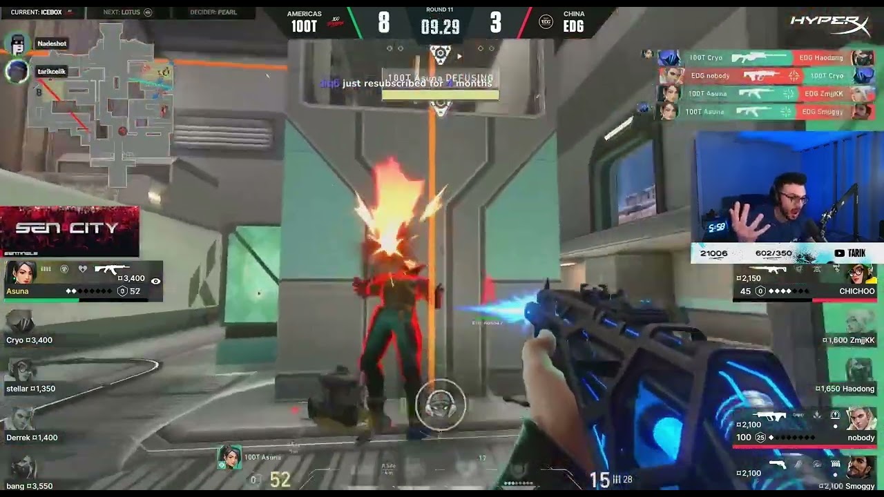 Tarik reacts to Asuna GOING CRAZY on VCT