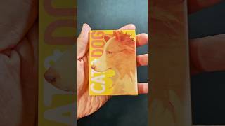 Cat & Dog playing cards #asmr