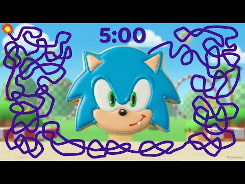 5 Minute Timer Bomb | Sonic Cookie Countdown 🍪💙