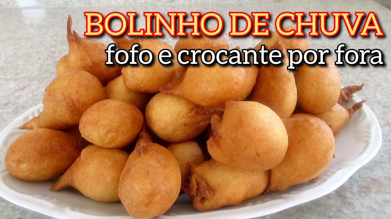 BOLINHO DE CHUVA SEM GLÚTEN E SEM LACTOSE | FOFO POR DENTRO E CROCANTE POR FORA