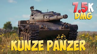 картинка: Kunze Panzer - 6 Kills 7.5K DMG - Ведущий! - Мир Танков