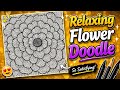 Don’t Blink! 😳 Relaxing Flower Doodle Art | So Satisfying Drawing🌸😍