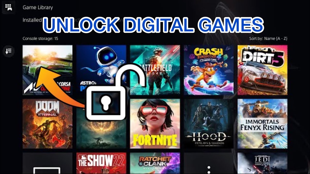 PLAYSTATION 5 GAMES LOCKED PS5 Digital Games Locked On Family Ps5