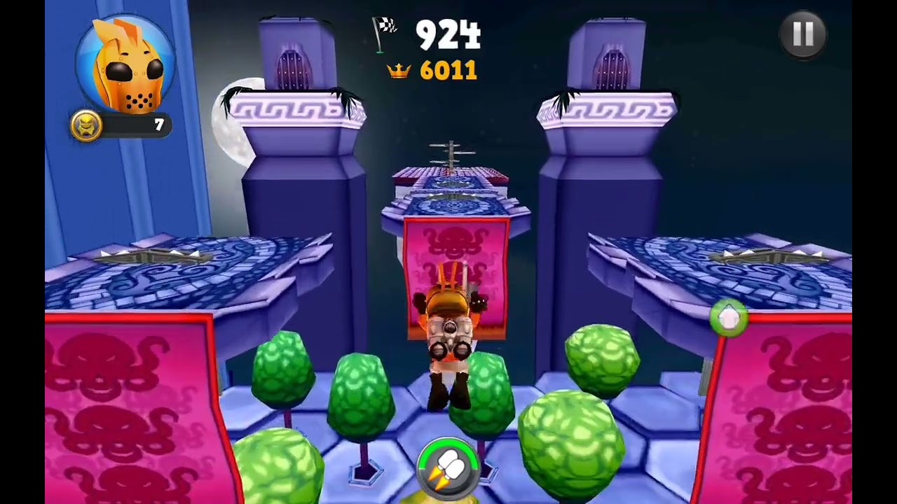 endless stakes gameplay (Running fred