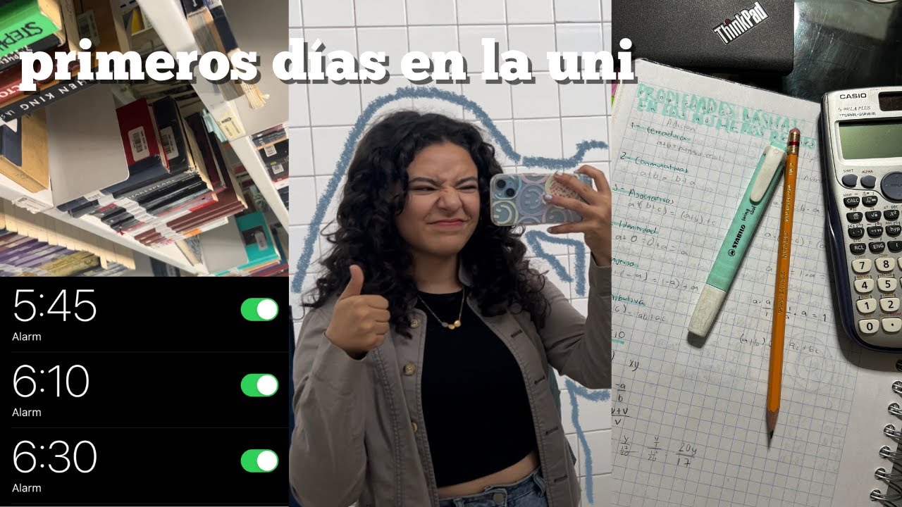 vlog universitario ☆ primeros días de universidad