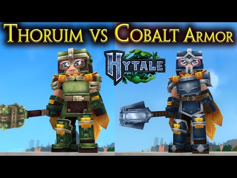 Hytale Best Armor Test | Thoruim or Cobalt Armor | Which Armor is best for Poison and PvE