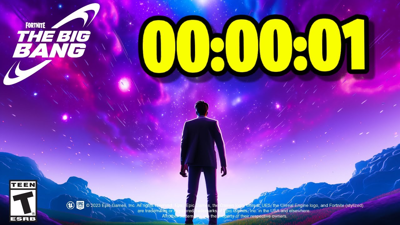 FORTNITE THE BIG BANG EVENT LIVE COUNTDOWN! (OG END EVENT) - YouTube