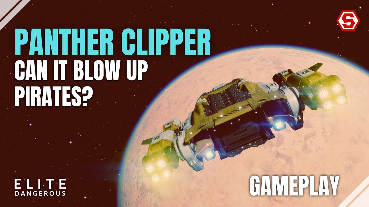 Panther Clipper Mk2 Combat Build WIP Gameplay - Elite Dangerous