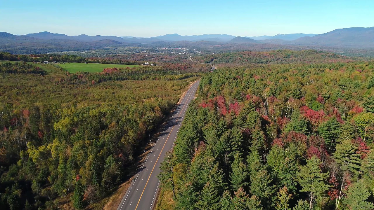 New Hampshire Fall Foliage Update Lancaster, NH 10/3/17 Drone YouTube