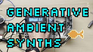 Generative #ambient #synth patch: Juno 6 and DX 7 sounds mangled and driven by Shoal on DistingNT