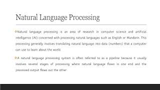 Natural Language Processing pipeline for Text processing | Part -1