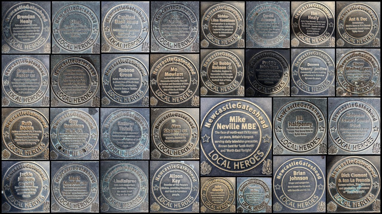 Geordie Local Heroes - Newcastle and Gateshead Quayside