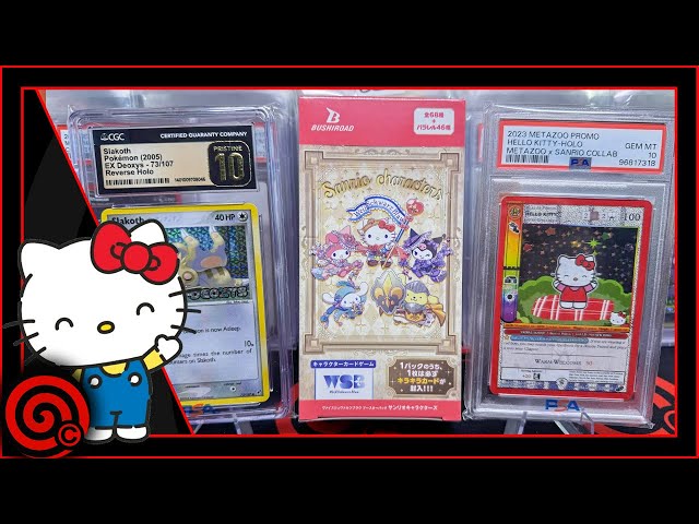 hello kitty pokemon card Acrylic Case - Booster pack dispenser 6-slot